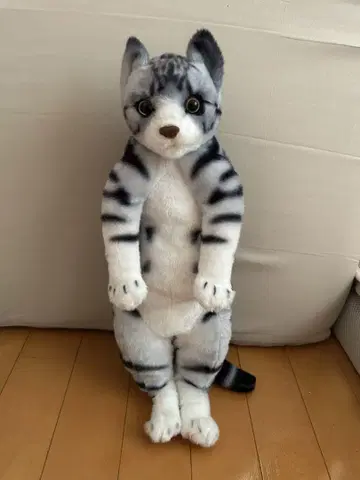 봉제 인형 서 있는 고양이 스트랩? 포함