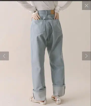 mline 롤업 스티치 데님