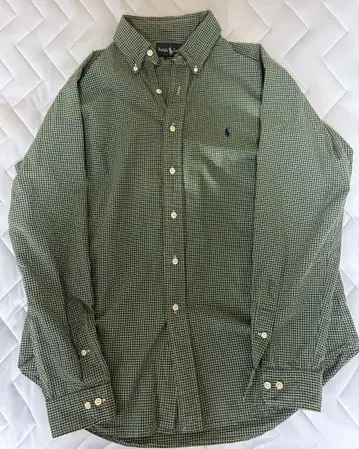 Ralph Lauren 그린 체크 셔츠
