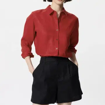 유니클로 프리미엄 린넨 셔츠 XL