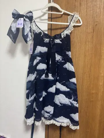 angelic pretty misty sky jsk 클립 네이비