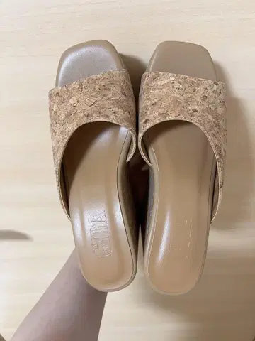 GYDA 코르크 웨지 샌들 S 사이즈