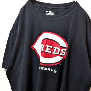 제누인 머천다이즈 MLB 신시내티 레즈 티셔츠 블랙 검정 구제 의류
