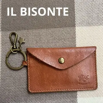 IL BISONTE 일비종떼 가죽 키링 코인 케이스/카드 케이스