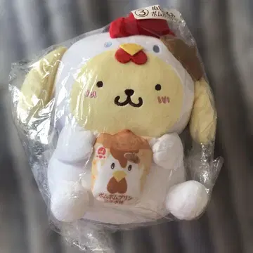 산리오 로손 아게쿠라 콜라보 복권 당첨 폼폼푸딩 봉제 인형