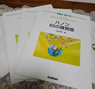 하농 65 연습곡 중급 도입 피아노 텍스트 3권 세트
