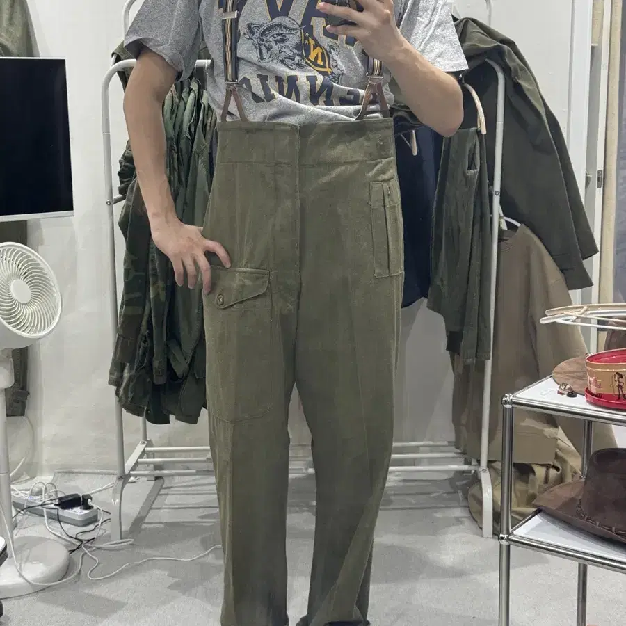 パンツ 1950's British army all-in-one パンツ 1950's British army all-in-one 50s イギリス軍 BRITISH