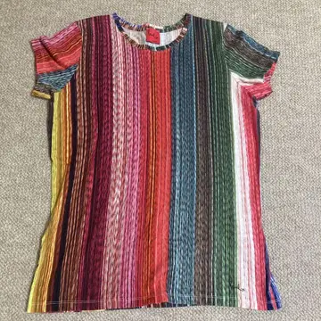 Paul Smith 폴 스미스 멀티 컬러 스트라이프 티셔츠 XL