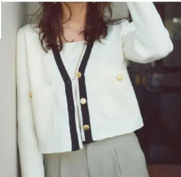 jusglitty 배색 앙상블 새상품