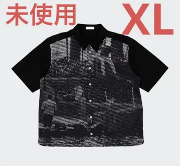 미사용 POP TRADING COMPANY 반팔 셔츠 패턴 셔츠 XL