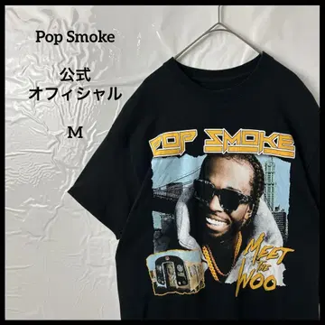밴드 티셔츠 pop smoke 팝 스모크 미국 US 래퍼 공식