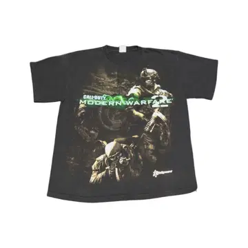 Call of Duty Modern Warfare 2 프린트 티셔츠 L