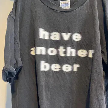 90s Have another beer 야마다 렌 착용 티셔츠 모션