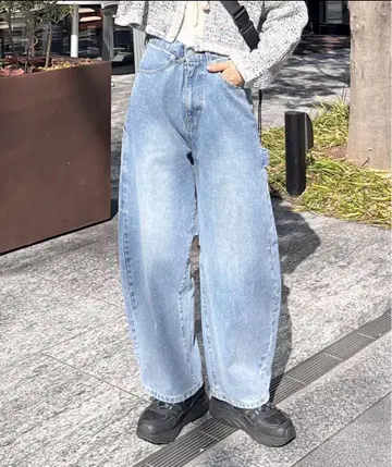 CPCM 커브 페인터 데님 팬츠 블루 S 사이즈