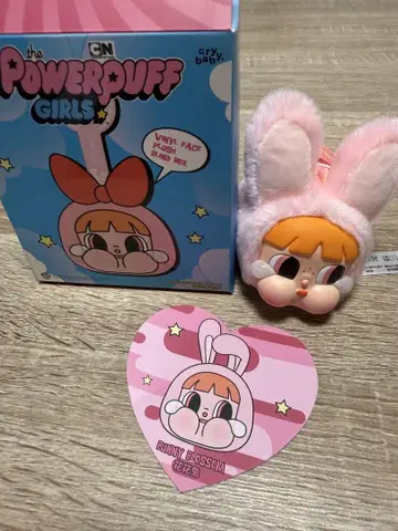 POPMART CRYBABY 파워 퍼프 걸스 버니 BLOSSOM