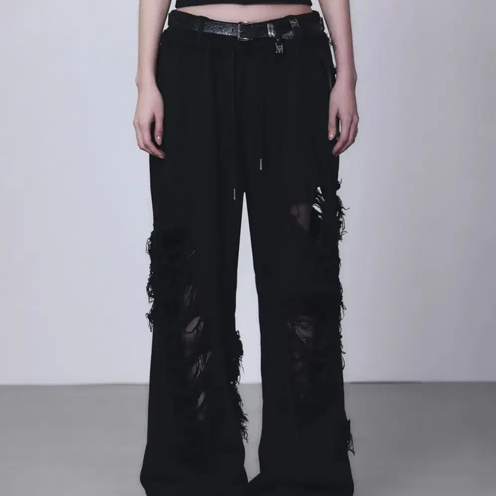 Trimming Bird See-through Strap Wrap Pants #트밍 on Bunjang