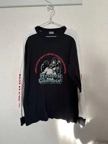hysteric glamor 롱 T 셔츠 빈티지 로고 즉시 완판 아이템!