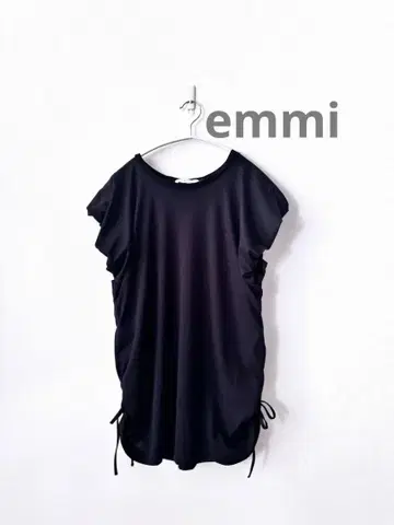 emmi 에미 벌룬 숄더 탑 요가 반팔 티셔츠