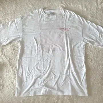 초특급 Rib 유키 티셔츠 화이트 무라타 유키 XL