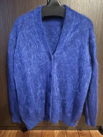 Drawer 캐시미어 100% 파랑 가디건