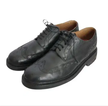 새상품급 GRENSON ARCHIE 7 윙 칩 블랙 가죽 신발