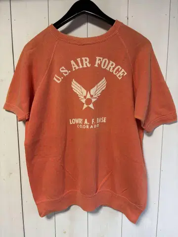 80s 빈티지 U.S. AIR FORCE 반팔 맨투맨 L~X L