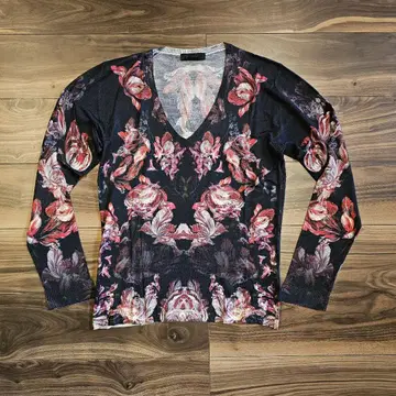 ALEXANDER McQUEEN 2012AW 플라워 프린트 니트