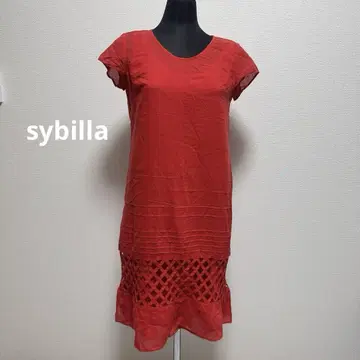sybilla 시빌라 원피스 반팔 코튼 슬리브리스 세트 얇은 소재