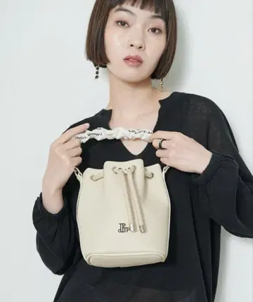 극장 프로덕츠 인조 가죽 버킷 백 S