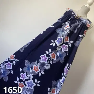 유카타 리메이크 원피스 1650 유카타 옷감  느긋한 원피스  롱 기장