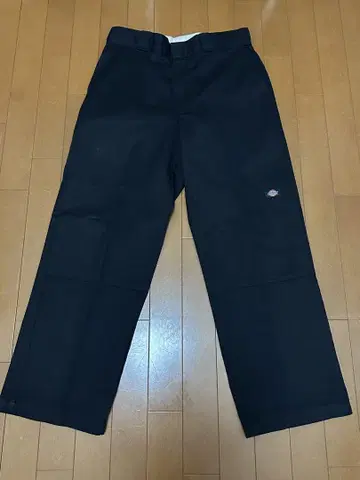 디키즈 블랙 워크 팬츠 더블니 32x30