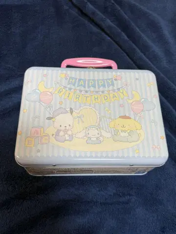 산리오 캐릭터즈 베이비즈 트렁크 캔 해피 생일