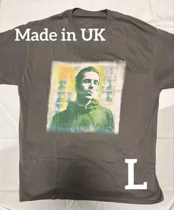 OASIS LIAM GALLAGER 프린트 티셔츠 새상품 L 오아시스