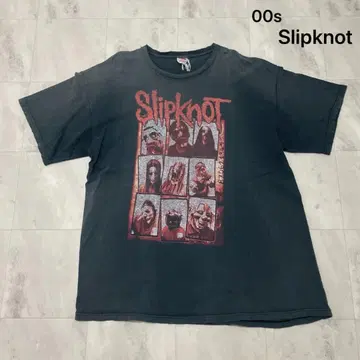 00s slipknot 슬립낫 밴드 T 락 반팔 헤비메탈