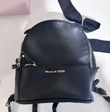 Maison de FLEUR 블랙 백팩