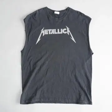 구제 의류 00s 빈티지 METALLICA 메탈리카 컷오프 슬리브리스