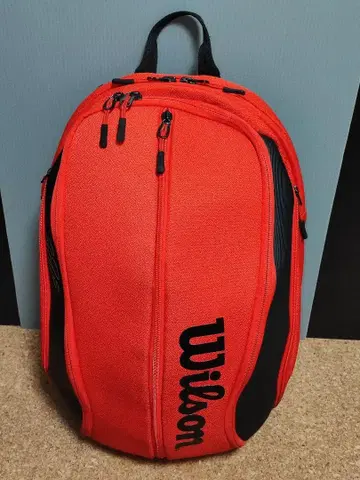 WILSON 테니스 백 페더러 DNA 백팩 레드 레드