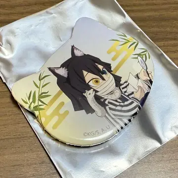 이쿠로 오바나이 귀멸의 칼날 난자 타운 고양이 캔뱃지
