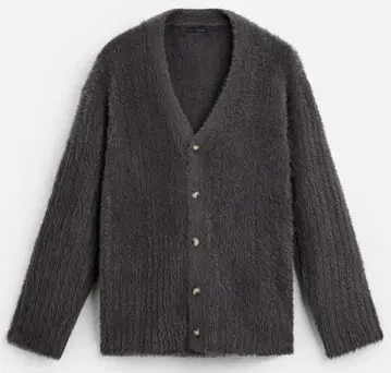 미사용 새상품 사이즈 XL 텍스처드 리브 니트 가디건 ZARA 자라