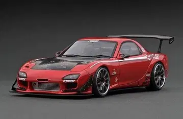 1/18 이그니션 모델 FEED Mazda RX-7 FD3S 빨간색 마왕