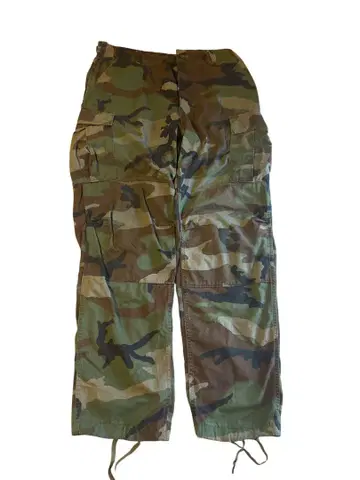 90s US ARMY 밀리터리 카고 팬츠 우드랜드 카모