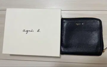 에네스베 접이식 지갑 AW11C-03 블랙 agnes b. 보야주