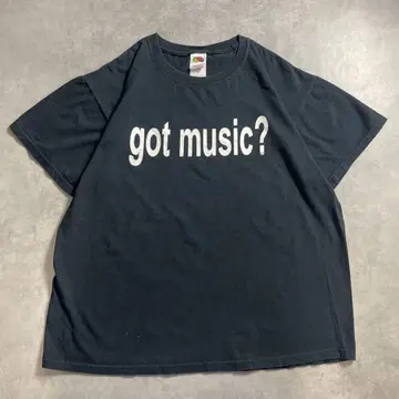 90s USA제 got music? 패러디 빈티지 T-shirt