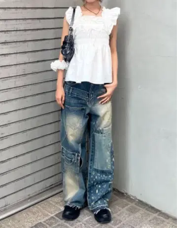 SLY L/W REMAKE STRAIGHT 팬츠