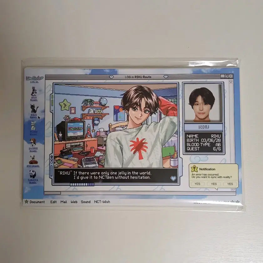NCT WISH Log in md アクリルキーホルダー リク 新品未開封】NCT WISH リク RIKU アクリルキーホルダー アクキー