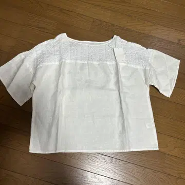 motomi.m 린넨 반팔 블라우스 택 포함 새상품