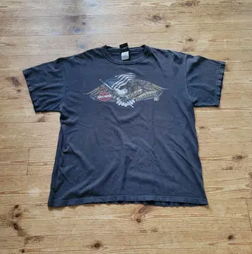 00's 할리데이비슨 티셔츠 표기 XL 블랙 made in usa