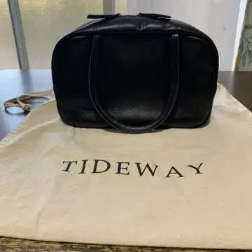 TIDEWAY 블랙 핸드백