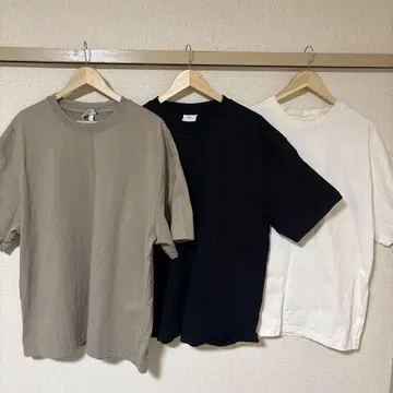 H&M 반팔 티셔츠 3장 세트 새상품급