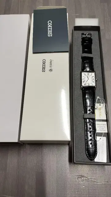 시착만 한 상품 세이코 셀렉션 SSEH019 남성용 렉탱귤러 드레스